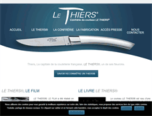 Tablet Screenshot of lethiers.fr